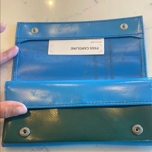 Freitag Blue Wallet - Picture 2 of 3